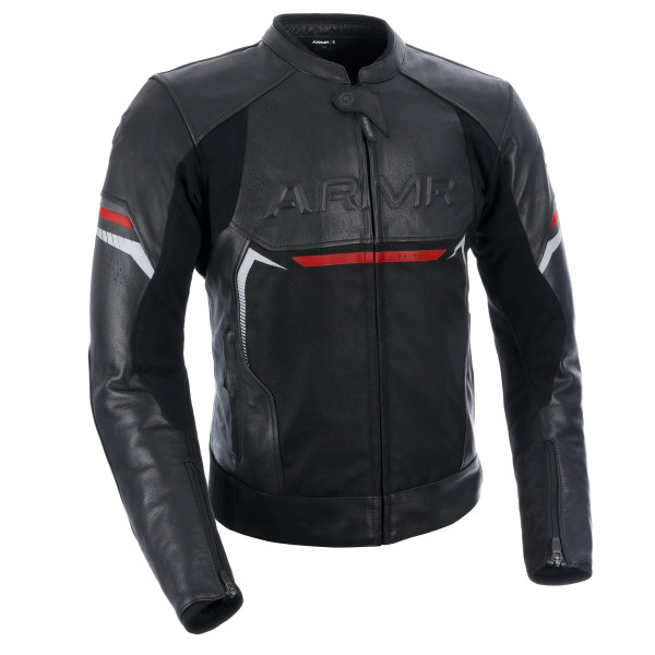 Oxford Raiden 3.0 MS Leather Jkt Blk/Red 2XL